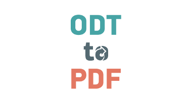 Odt To Pdf Convert Odt Files To Pdf Online